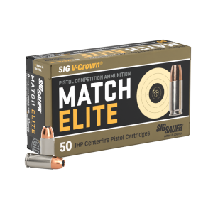 9MM, 147GR, Match Elite Competition JHP