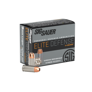9MM, 147GR, Elite V-Crown, JHP