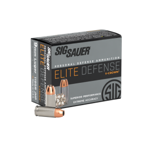 9MM, 115GR, Elite V-Crown, JHP