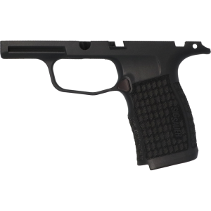 P365X/XL 9MM/380 MANUAL SAFETY LASER ENGRAVED GRIP MODULE - BLACK