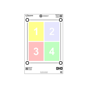 FOUR SQUARE OHD PAPER TARGET