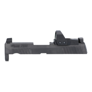 P320-XCOMPACT 9MM 3.6" SLIDE ASSEMBLY, ROMEO1PRO, BLACK