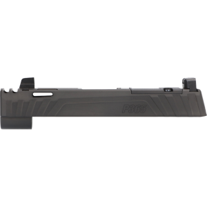 P365X SPECTRE COMP 9MM 3.1" INTEGRATED COMPENSATOR SLIDE ASSEMBLY, OPTIC READY, BLACK