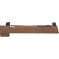 P365X, 3.1", 9MM SPECTRE COMP SLIDE ASSEMBLY, INTEGRATED COMP - COYOTE BROWN