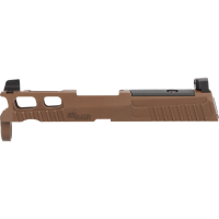 P320 3.6" PRO-CUT SLIDE ASSEMBLY, SUPPRESSOR SIGHTS, OPTIC READY - COYOTE BROWN