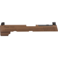 P320 4.7" SLIDE ASSEMBLY, SUPPRESSOR SIGHTS, OPTIC READY - COYOTE BROWN