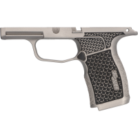 P365XL LASER-SCULPTED METAL GRAY GRIP MODULE - GRAYGUNS