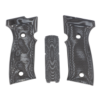 P320 AXG GRIP PANEL SET, G10, BLK/GRY