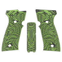 P320 AXG LOK GRIP PANEL SET, VELOCE STANDARD, GREEN BLACK