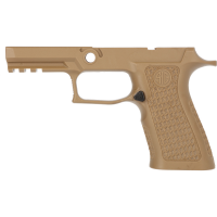 P320 XCARRY LASER ENGRAVED LXG GRIP MODULE  - COYOTE 3.9in