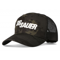 BLACK MULTICAM CAMO SIG SAUER 862 TRUCKER HAT