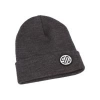 SIG MARK BEANIE HEATHER BLACK