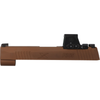 P365XL 3.7" ROMEO-X COMPACT SLIDE ASSEMBLY-COYOTE BROWN