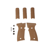 P320 AXG POLYMER S/M/L BACKSTRAP SET-COYOTE