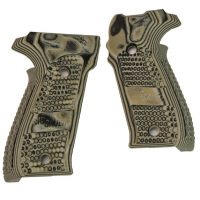 Grip Set, P226, G10 GMascus, Green, Piranha, Hogue