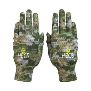 HECS(R) Camo Hunting Gloves - HECSTYLE(TM) Anywhere , Small