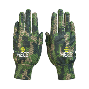HECS(R) Camo Hunting Gloves - HECSTYLE(TM) Everywhere Green , Large