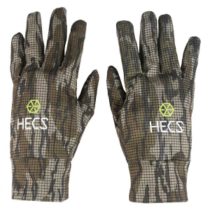 HECS(R) Camo Hunting Gloves - Mossy Oak Bottomland , Small