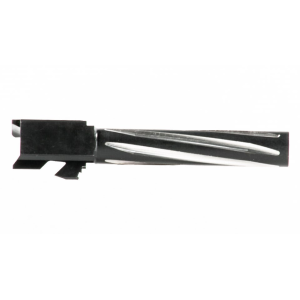 Conversion Barrel for Glock 22  | 9mm | 416R SS Black Nitride Bear Claw Fluted | Unthreaded
