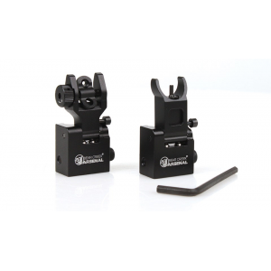 BCA Gen-2 Flip Up Iron Sights | Rear Sight and Front Sight Combo