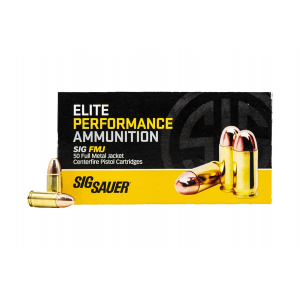  Sauer  9MM Luger FMJ Ammunition  115 Grain  Elite Ball  50 Rounds Ammo