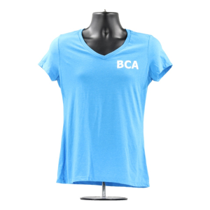 BCA V-Neck Tee | The District Perfect Blend-Blue-Large