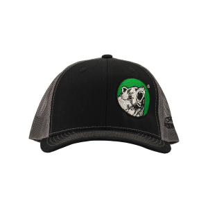BCA Trucker Hat with Side Logo-Black/Charcoal Gray