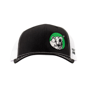 BCA Trucker Hat with Side Logo-Black/White