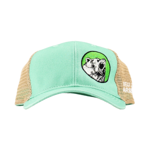 BCA Trucker Hat with Side Logo-Mint/Tea (Ladies Pony Tail Hat)
