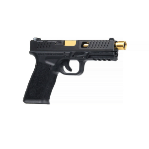 BC101  BCA Grizzly  Window Cut 9mm Handgun  9mm Gold Titanium Nitride TiN Threaded Barrel  116 Twist  171 Capacity
