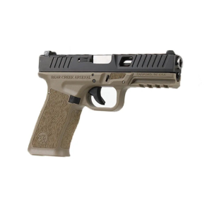 BC101  BCA Grizzly FDE Frame  Window Cut 9mm Handgun  9mm 416R SS Barrel  116 Twist  171 Capacity