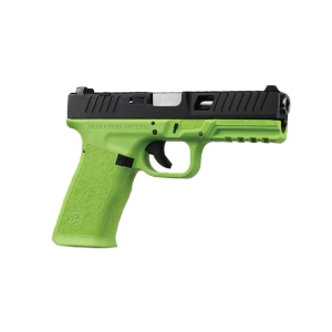 BC101  BCA Grizzly Zombie Green Frame  Window Cut 9mm Handgun  9mm 416R SS Barrel  116 Twist  171 Capacity