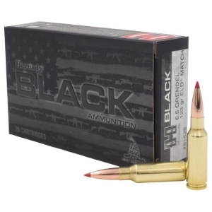 Bear Creek Arsenal Hornady BLACK 6.5 Grendel Ammunition 20 Rounds ELD Match 123 Grain - $35.99 at Bear Creek Arsenal