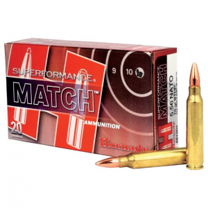 nady Superformance Match 5.56 NATO Ammunition 20 Rounds BTHP 75 Grain Ammo