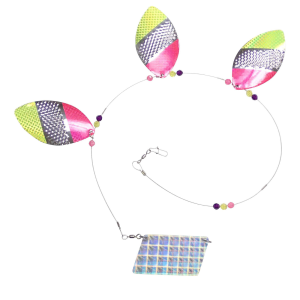 Image of Hammerhead Tackle Cowbell Spinner | Crystallina Watermelon; 5/0