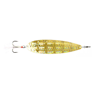 Image of Nichols Lures Ben Parker Magnum Flutter Spoon | Gold Shattered Glass; 3 1/2 oz.