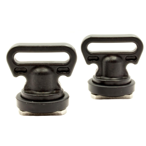 Image of YakAttack Track Mount Vertical Tie Downs | Black