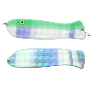 Image of O'Ki Tackle Kingfisher II Flasher | Jellyfish Green Haze; 13 in.
