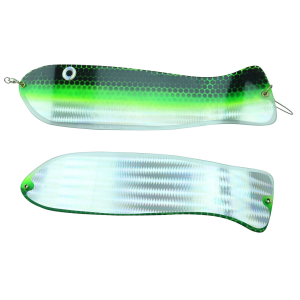 Image of O'Ki Tackle Kingfisher II Flasher | Jellyfish Kermit; 13 in.