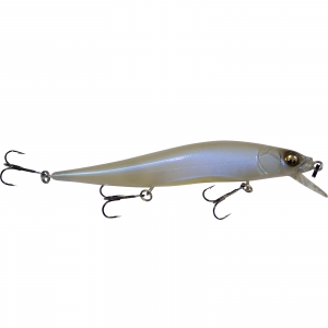 Image of Megabass Vision Oneten Jr. Jerkbait | French Pearl OB; 3 7/8 in.