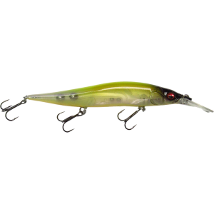 Image of Megabass Vision Oneten Plus 1 Jr | PM Twilight Chartreuse Back; 3 7/8 in.