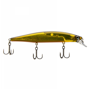 Image of Shimano World Minnow 115SP Suspending Jerkbait | Flash Boost Black Gold