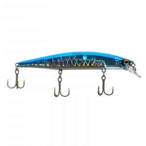 Image of Shimano World Minnow 115SP Suspending Jerkbait | Flash Boost Blue Silver