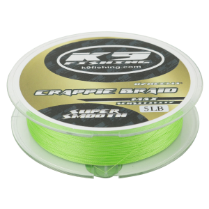 Image of K9 Crappie Braid | 5 lb.; 300 yds.; Neon Green