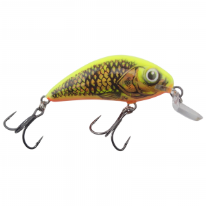 Image of Salmo Rattlin Hornet Shallow Runner Crankbait | Gold Fluorescent Perch Shallow Runner; 1 3/4 in.