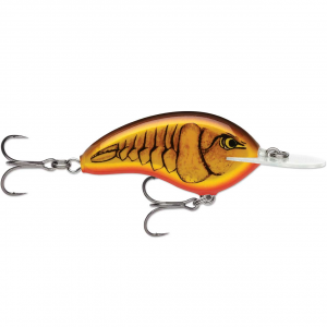 Image of Rapala OG Tiny Deep Series Crankbait | Dark Brown Crawdad; 2 1/4 in.