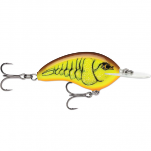 Image of Rapala OG Tiny Deep Series Crankbait | Mossy Chartreuse Crawdad; 2 1/4 in.