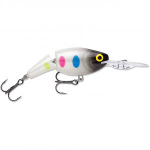 Image of Rapala Jointed Shad Rap | Black Wonderbread; 1 1/2 in.