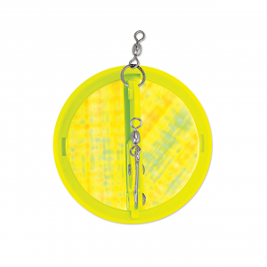 Image of Luhr Jensen Dipsy Diver | Chartreuse - Silver Bottom Moonjelly; Jumbo