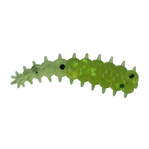 Image of ADK Custom Jigs Megamite Soft Plastic | Chartreuse Green